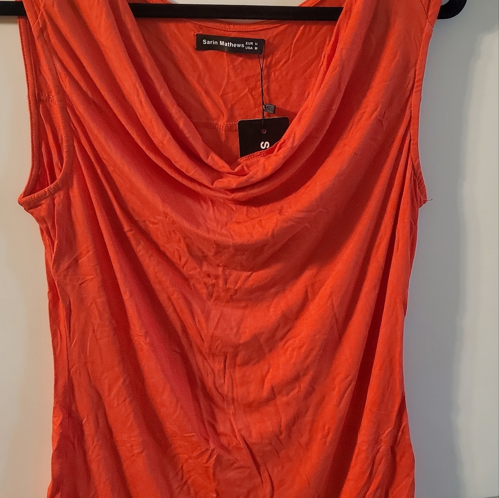 Cowl neck top